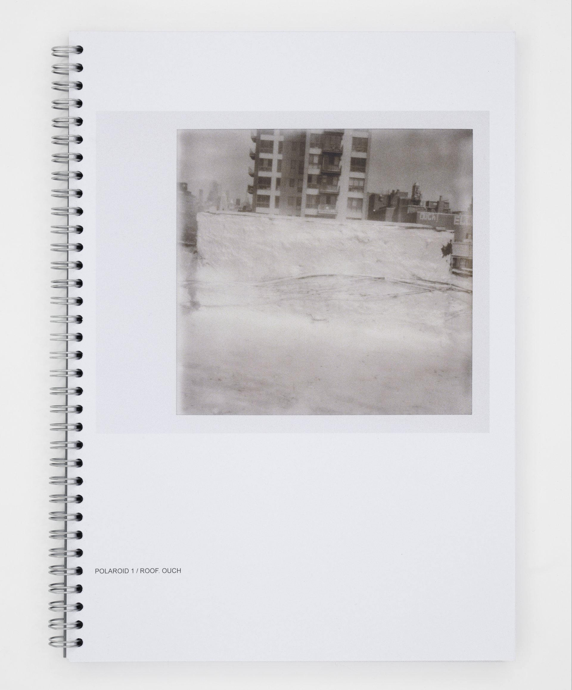 Gianna Surangkanjanajai: &quot;Thought as Checklist&quot;, 2023, 61 pages, spiral bound, plastic cover, b/w and color, 21 x 29.7 cm.