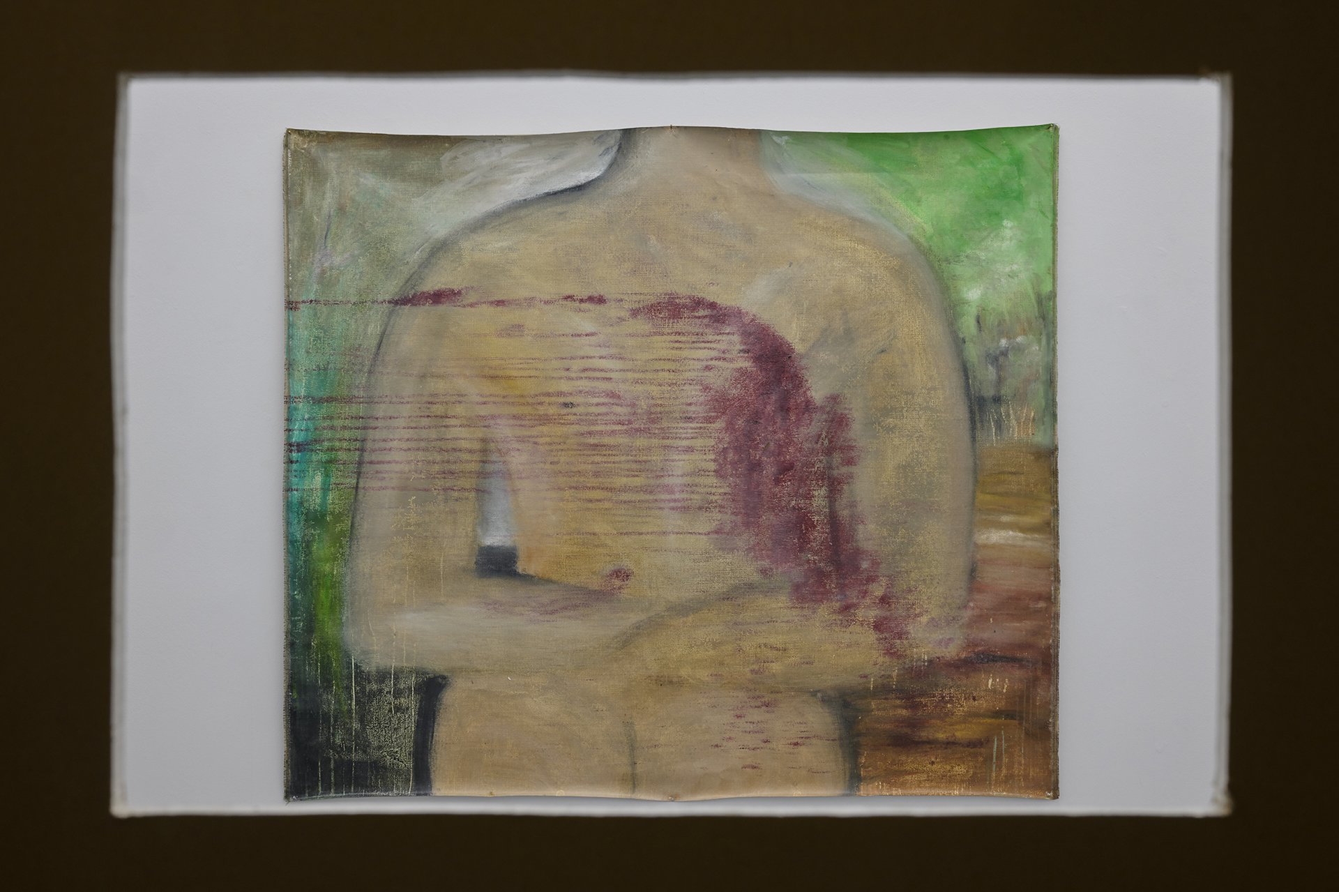 Ser Serpas, Ohne Titel, 2022, Öl auf Leinwand, 215 × 227 cm.
