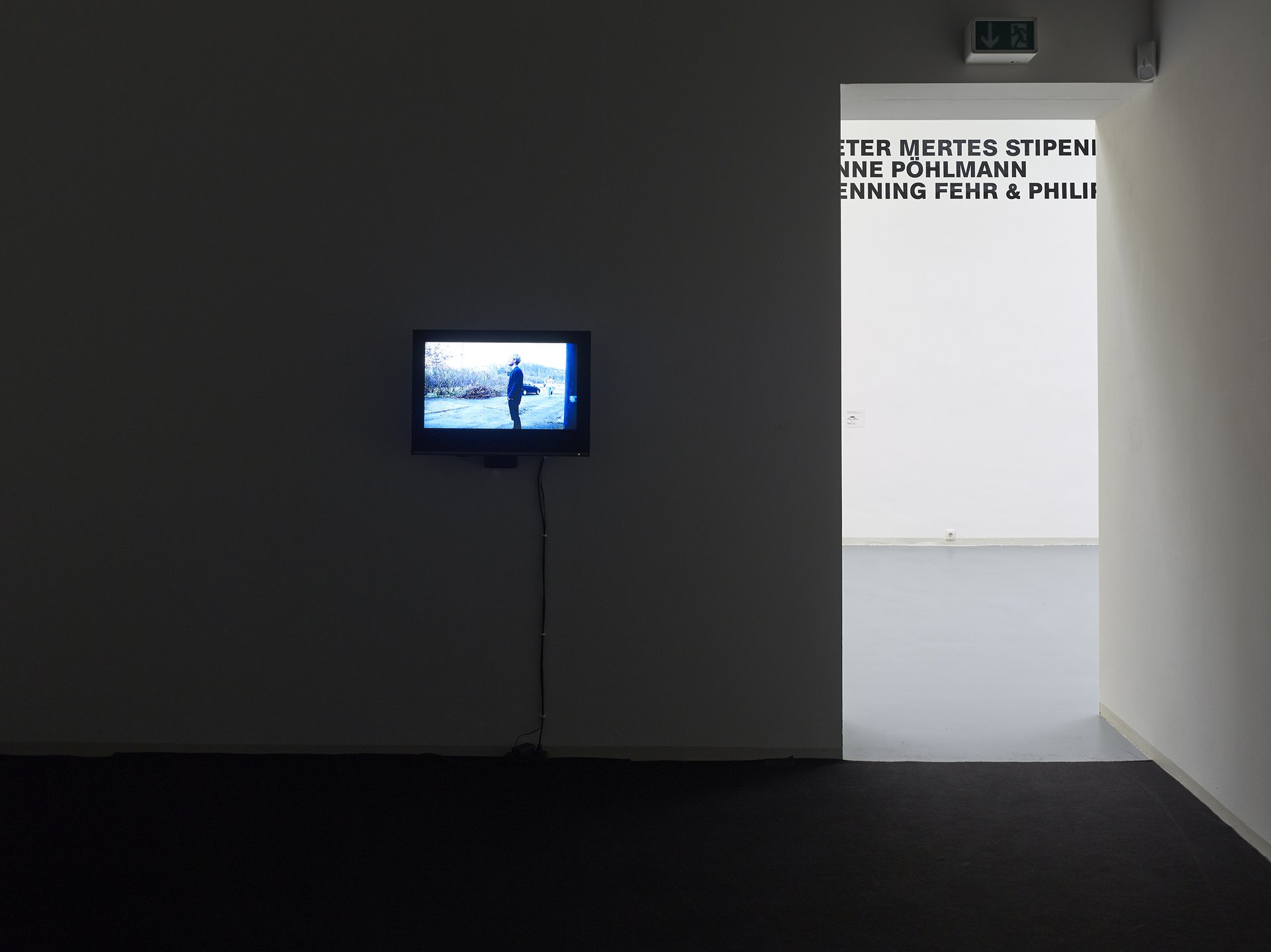 Henning Fehr und Philipp Rühr, Installationsansicht, 2014, Bonner Kunstverein, Courtesy die Künstler. Photo: Simon Vogel.