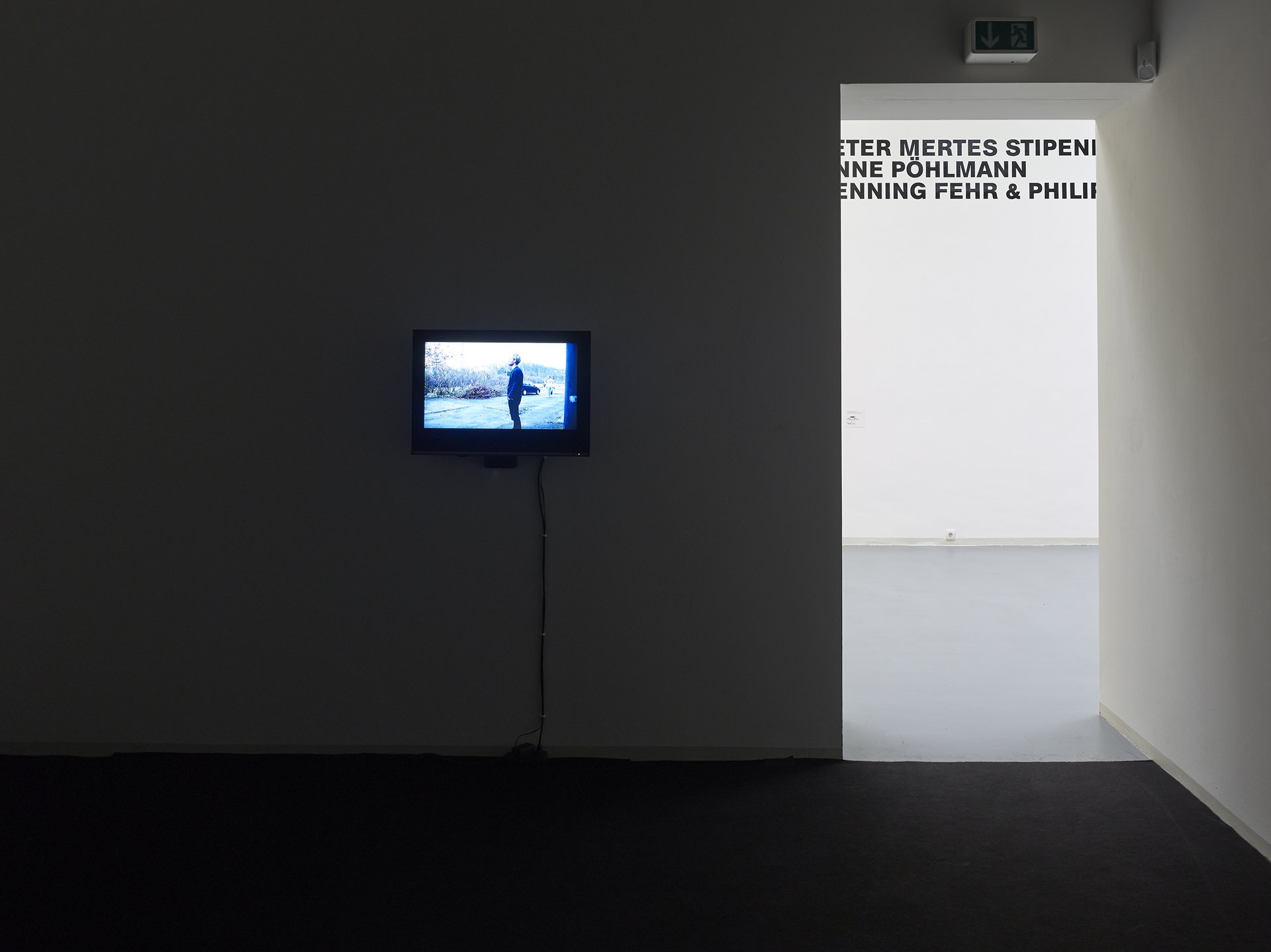 Henning Fehr and Philipp Rühr, installation view, 2014, Bonner Kunstverein. Courtesy the artists. Photo: Simon Vogel