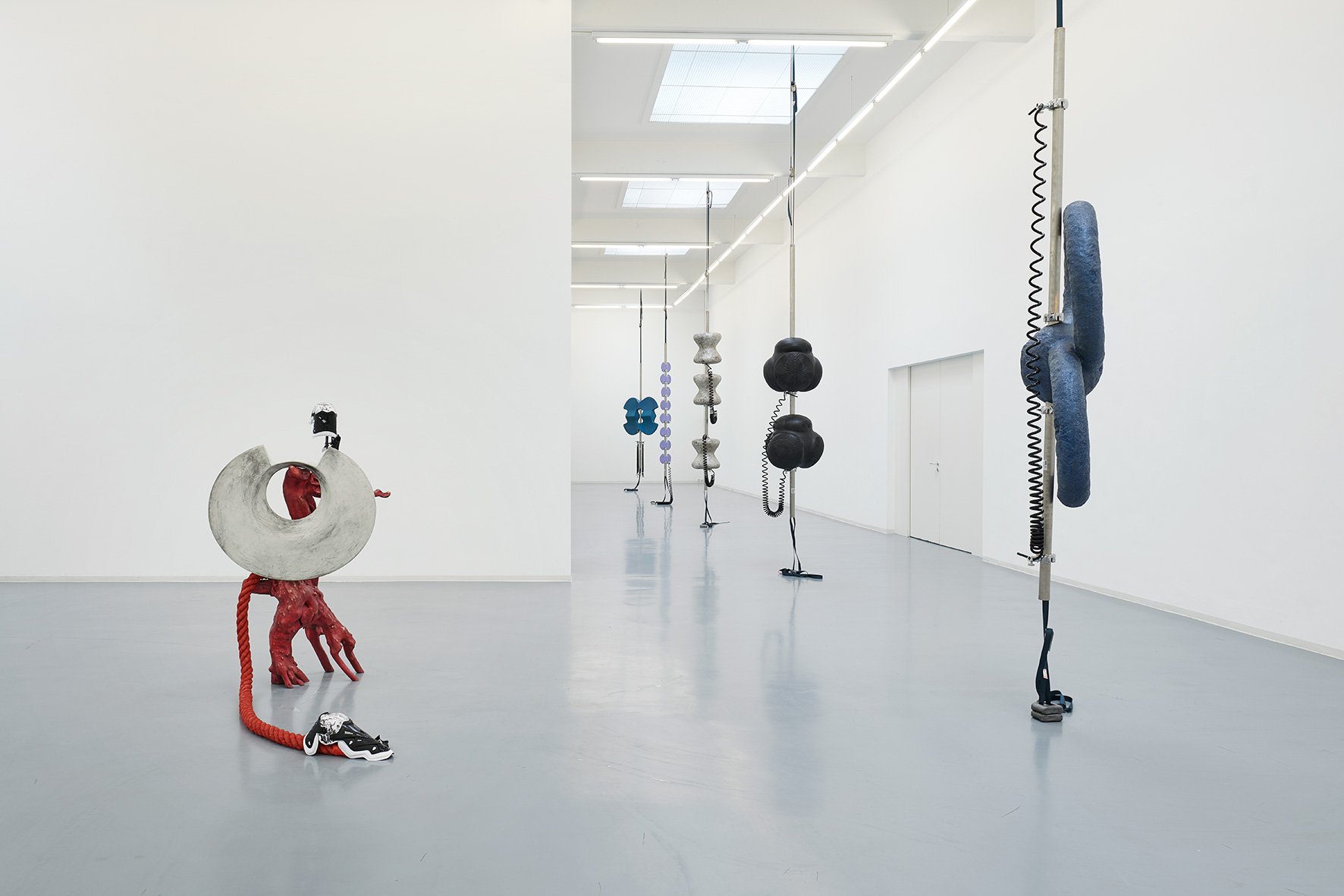 Guan Xiao, Products Farming, Installationsansicht, 2019, Bonner Kunstverein. Courtesy die Künstlerin, Antenna Space, Shanghai und Kraupa-Tuskany Zeidler, Berlin. Foto: Mareike Tocha.