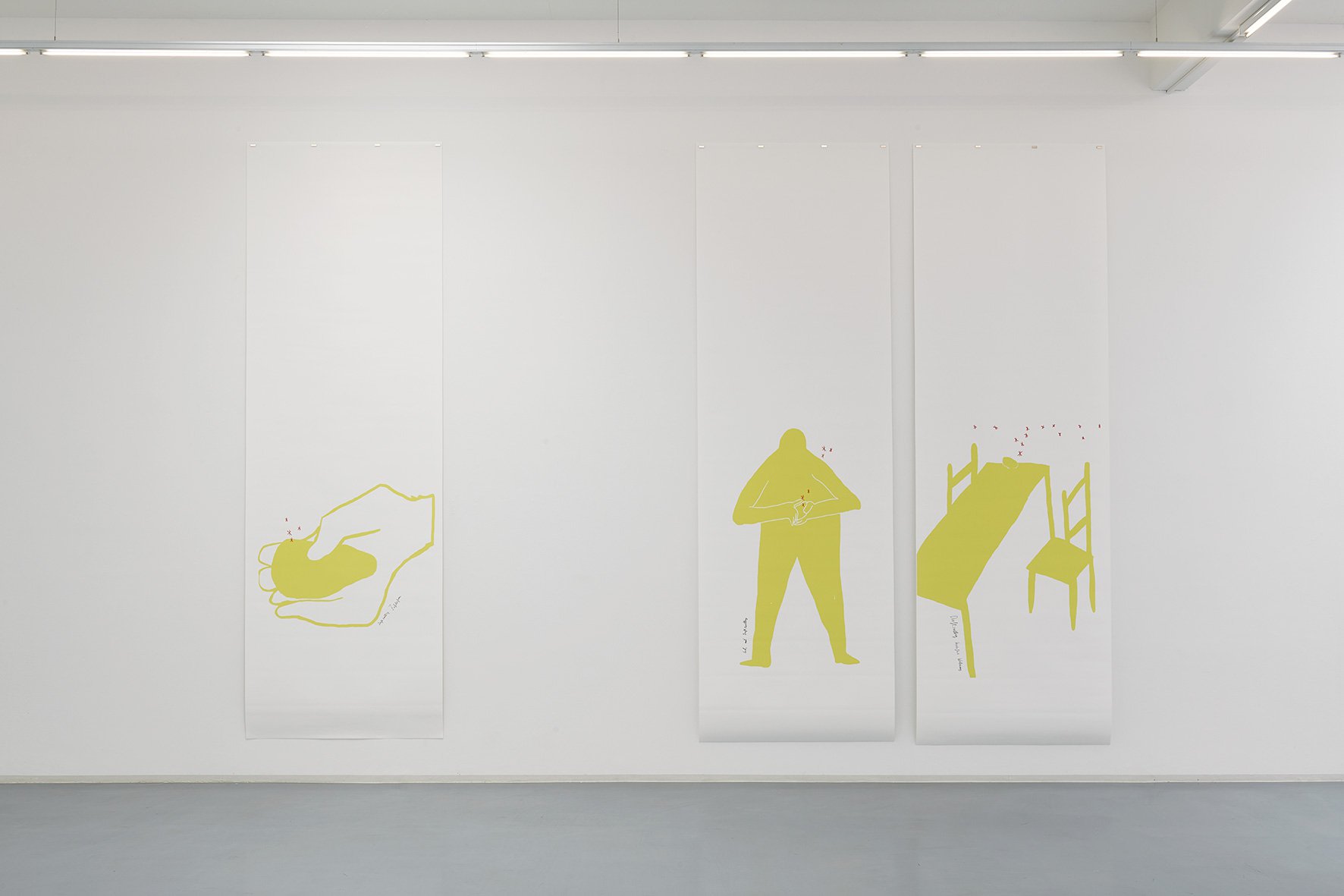 Stefani Glauber, Installationsansicht, 2019, Bonner Kunstverein, Courtesy die Künstlerin. Foto: Mareike Tocha