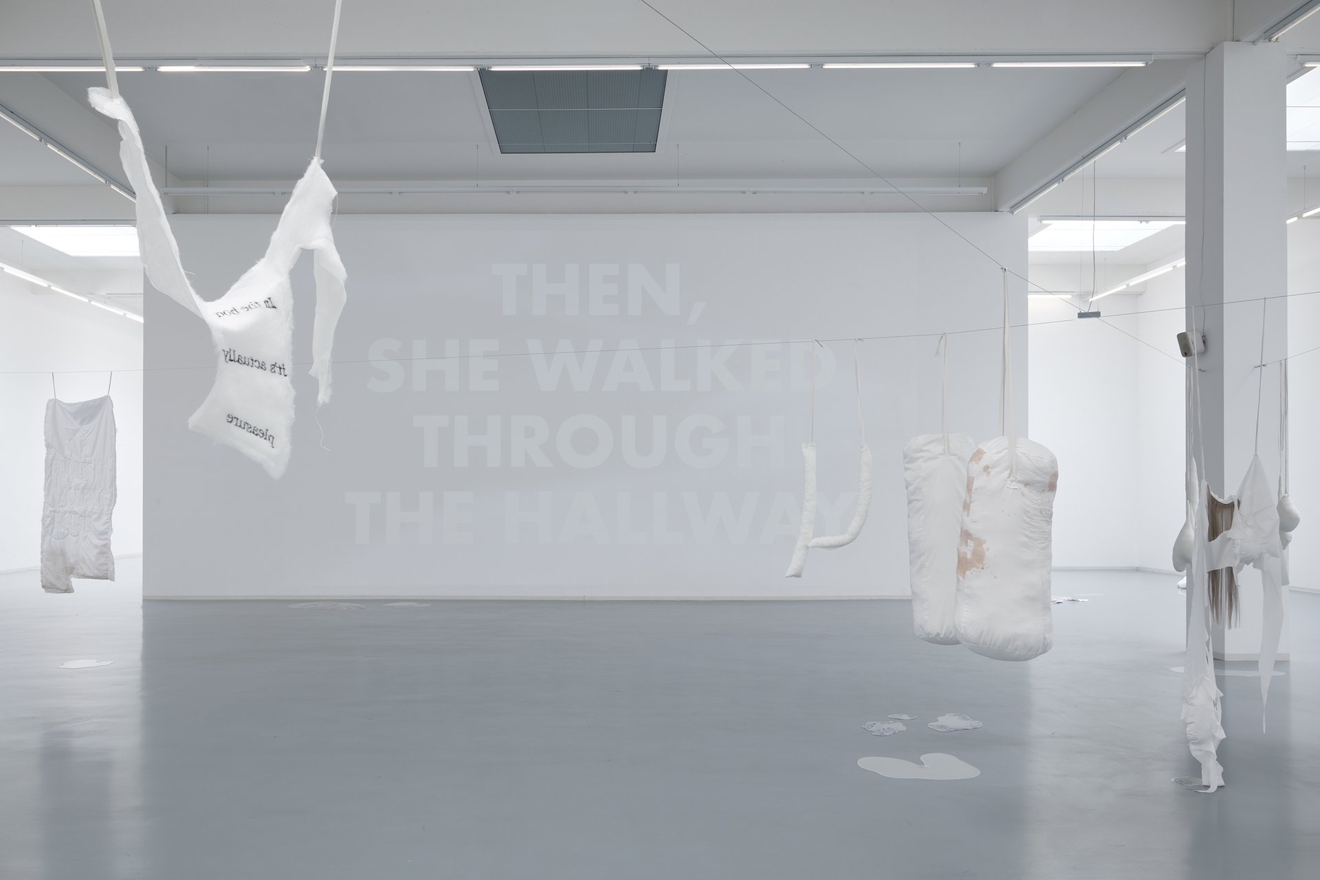 Franca Scholz, installation view, 2020, Bonner Kunstverein, courtesy of the artist. Photo: Mareike Tocha