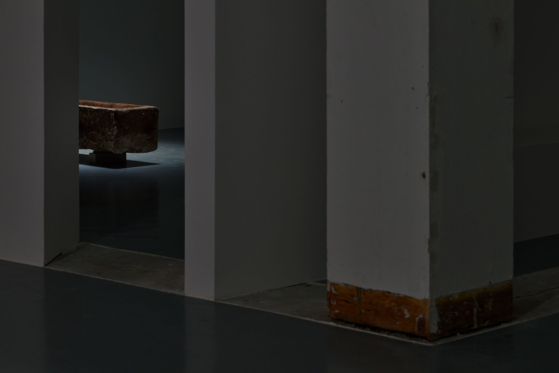 Michael Kleine, in der Blumenhalle, installation view, 2023, Bonner Kunstverein. Courtesy the artist. Photo: Mareike Tocha