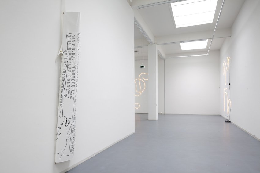 Luca Frei, Installationsansicht, Bonner Kunstverein, 2012. Photo: Simon Vogel