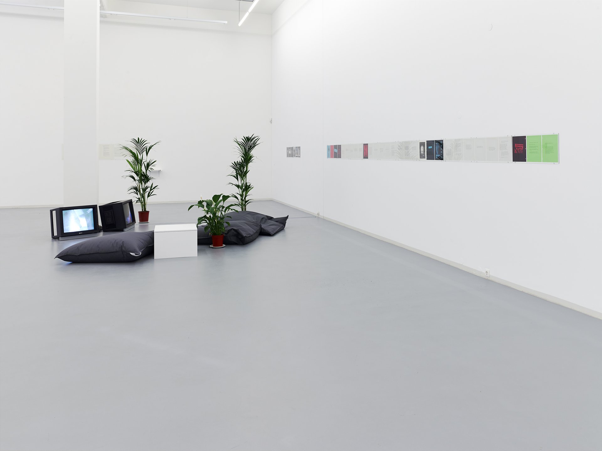 Maryanne Amacher, installation view, 2014, Bonner Kunstverein, Courtesy the artist. Photo: Simon Vogel