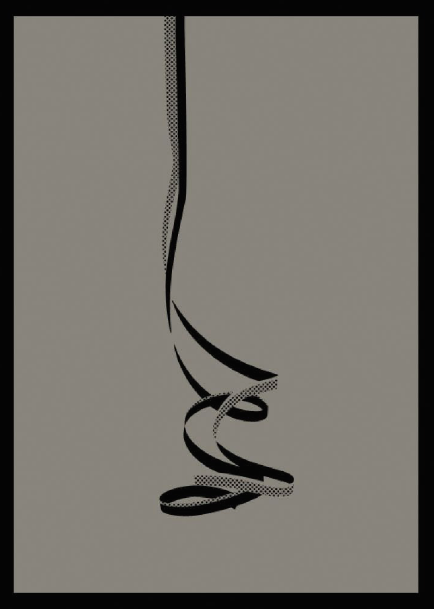 Christian Flamm, Die Leute denk’ ich mir, 2022, Silkscreen, 42 × 59.4 cm.