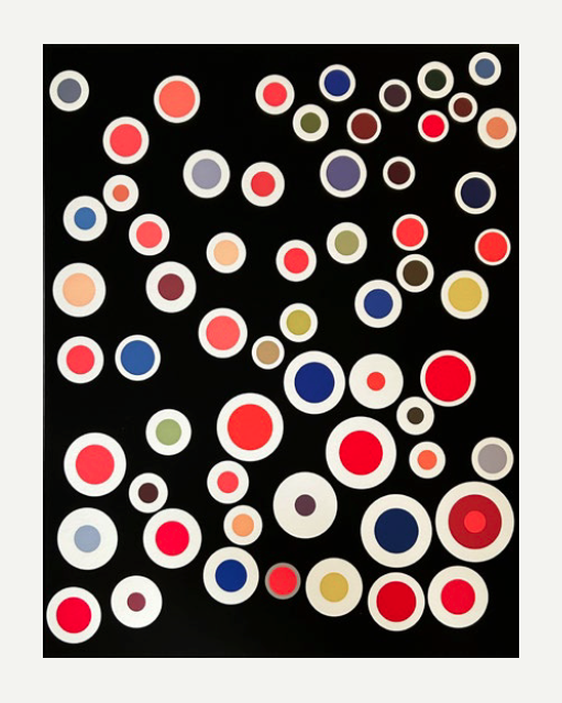 Niko Princen, Dots, 2022, Giclée-print on 290 gr. Hahnemühle agave paper, 40 x 50 cm.
