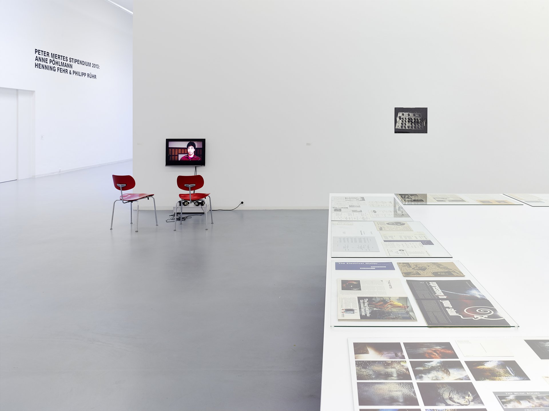 Maryanne Amacher, installation view, 2014, Bonner Kunstverein, Courtesy the artist. Photo: Simon Vogel