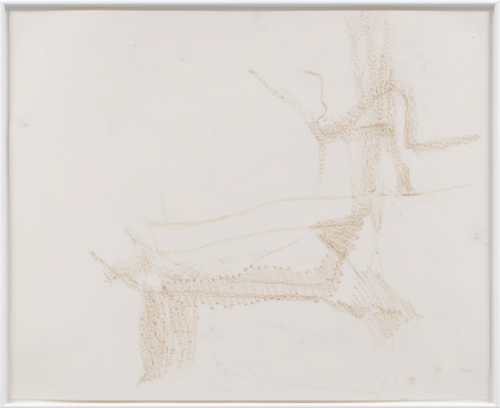 Liza Lacroix, Untitled, 2022, Crayon on paper, 59.4 × 73.3 cm.