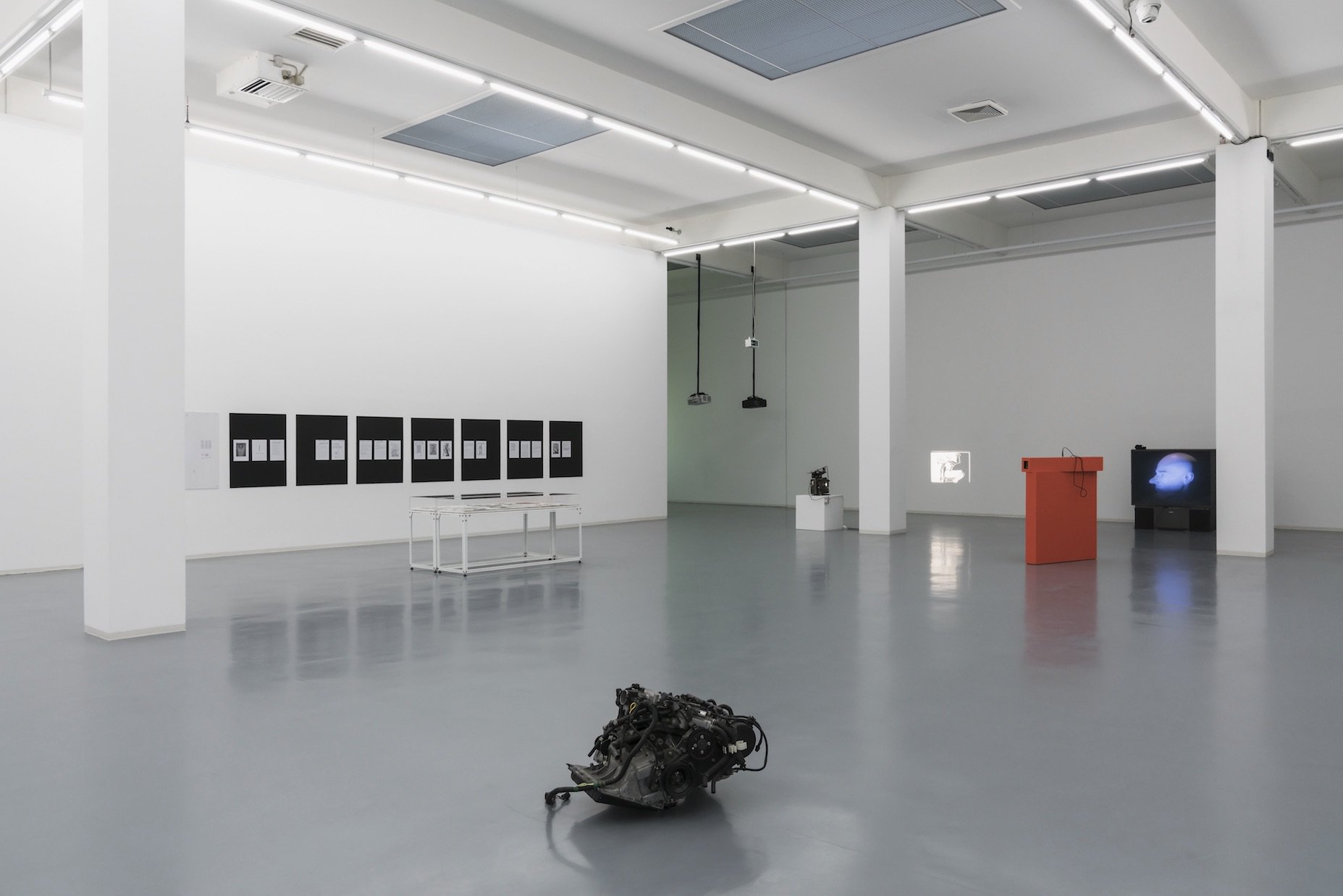 The Policeman’s Beard is Half Constructed: Art in the Age of Artificial Intelligence, Installation view, 2017, Bonner Kunstverein. Photo: Anne Pöhlmann