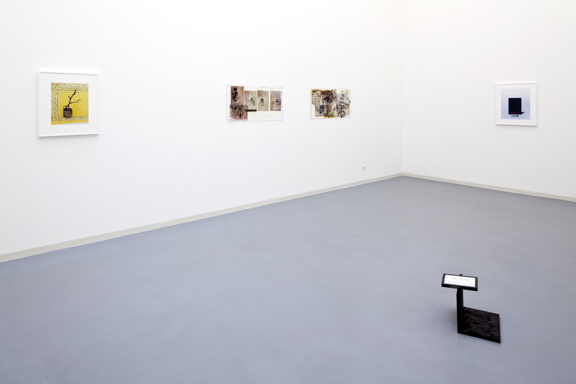 Annette Kelm &amp; Michaela Meise, Hallo aber, Installation view, Bonner Kunstverein, 2011. Photo: Simon Vogel.