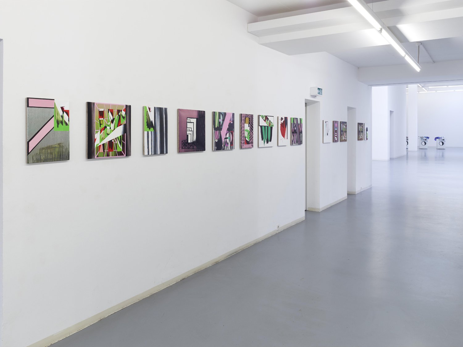 Klaus Merkel, Écart Arrière, Installationsansicht, 2015, Bonner Kunstverein. Foto: Simon Vogel