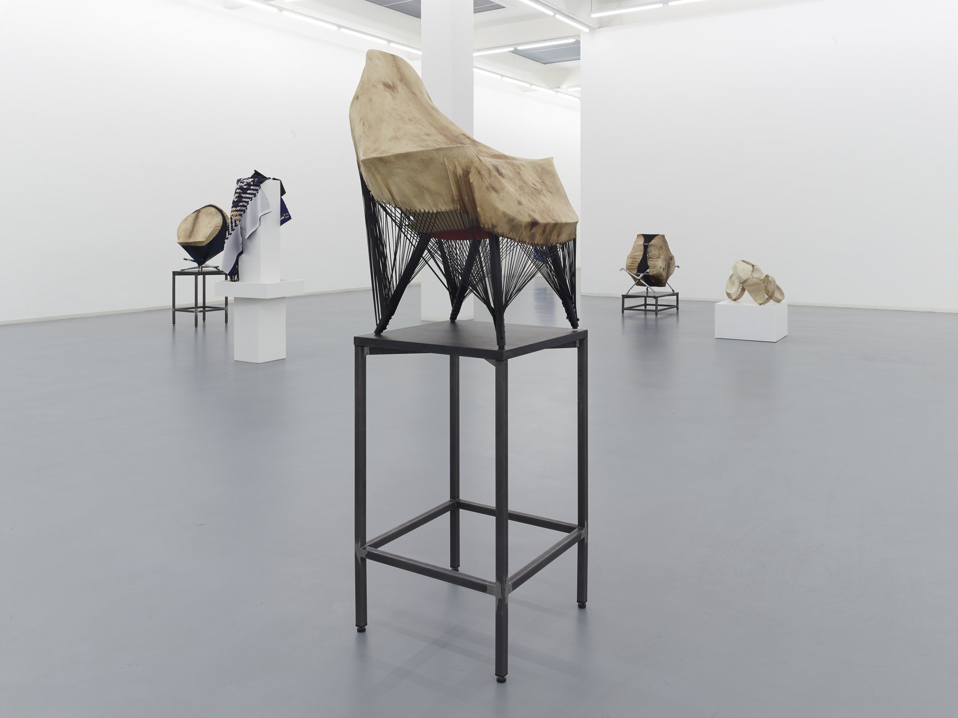Brian Jungen, Installation view, 2013, Bonner Kunstverein. Photo: Simon Vogel