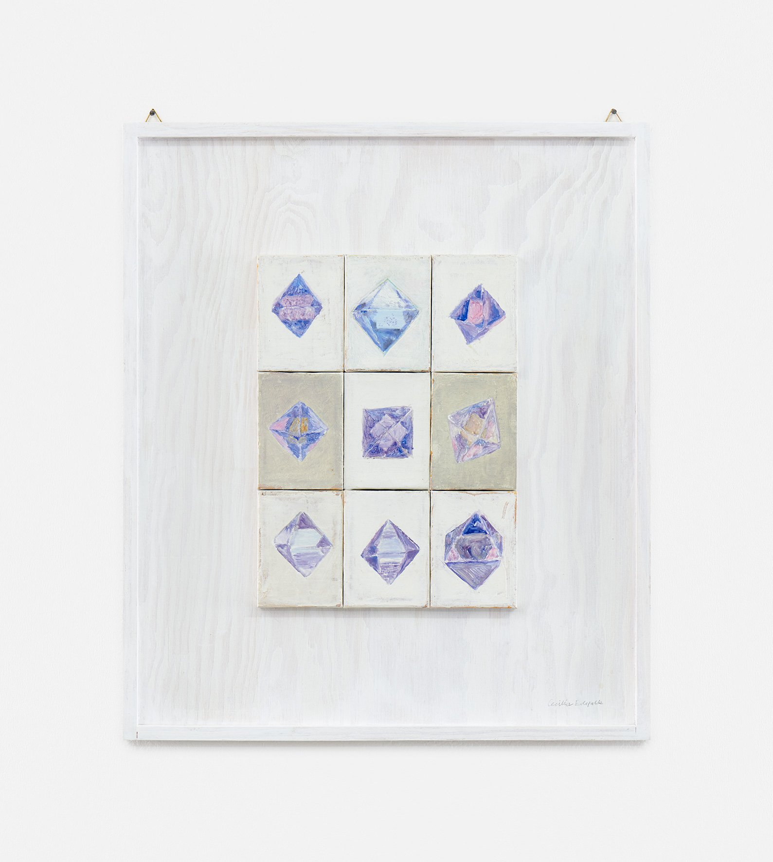 Cecilia Edefalk, Double pyramid/ Cristal, 2019 