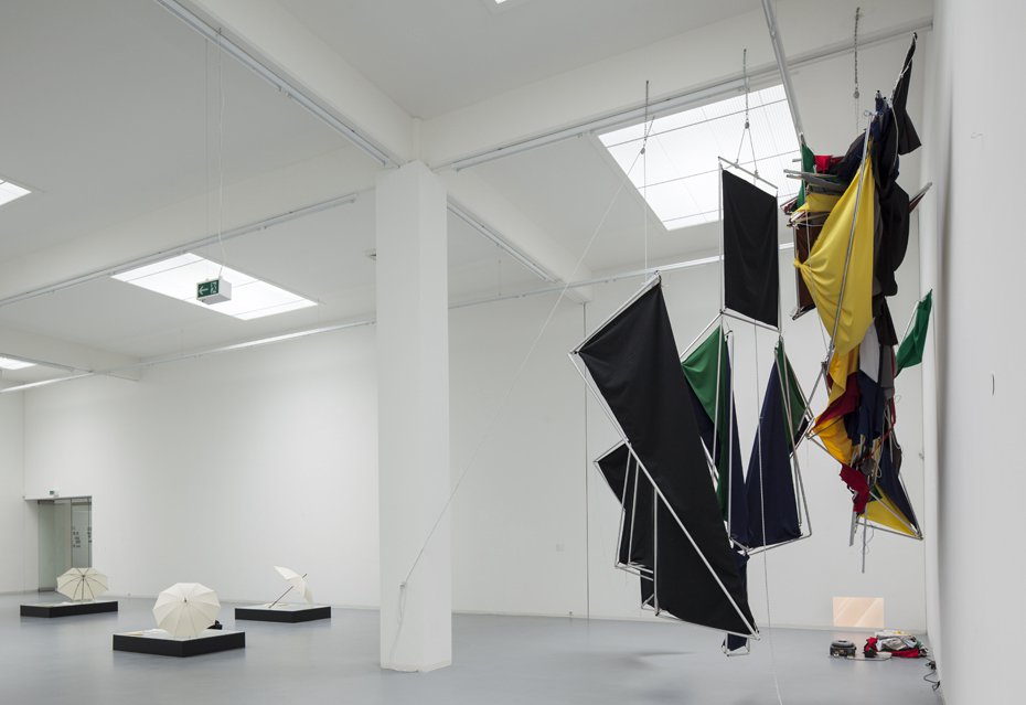 NACH BONN - Eine Montage, Installation view, Bonner Kunstverein, 2012. Photo: Simon Vogel
